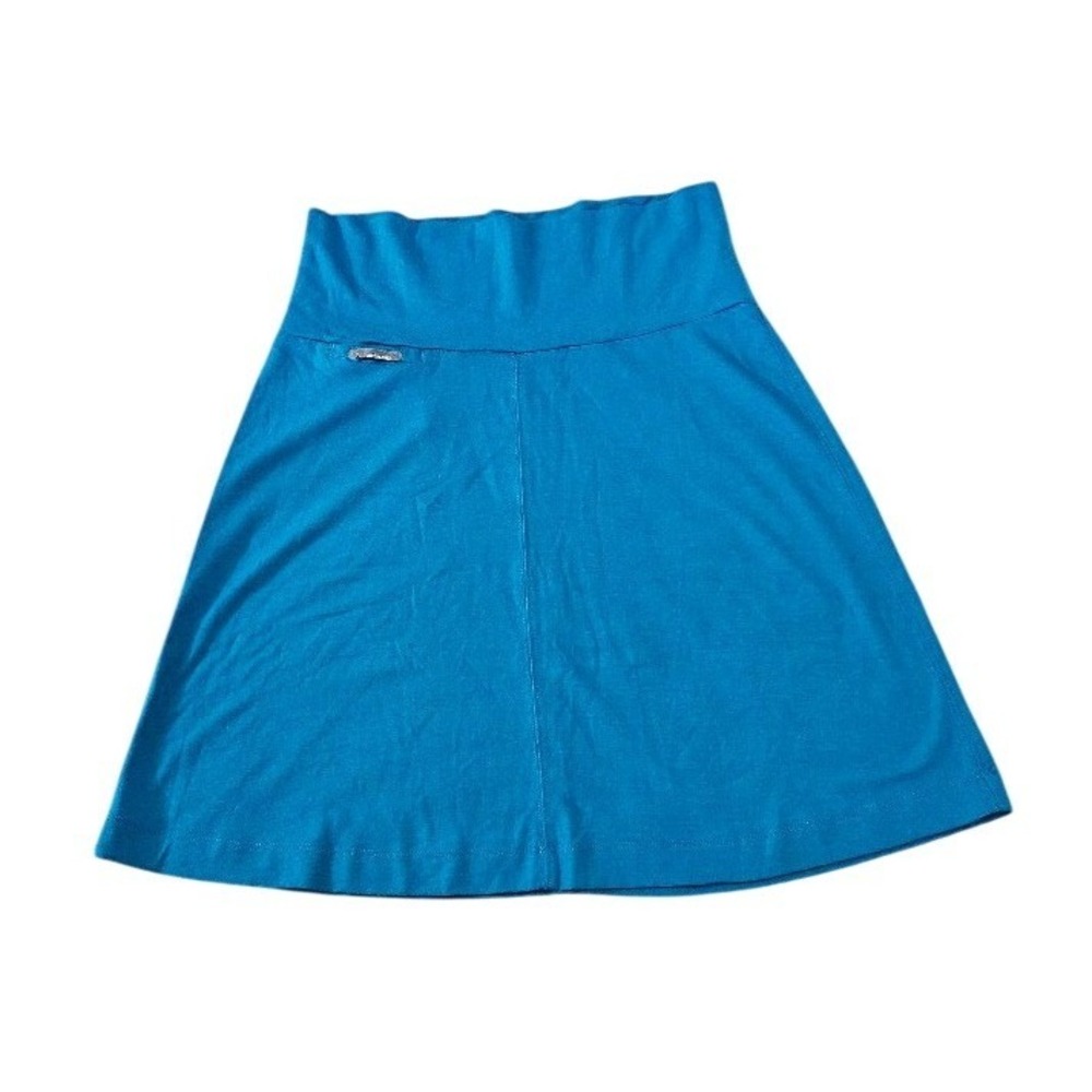 Icebreaker Merino Wool A-Line Active Skirt Teal Blue Womens Size Medium
